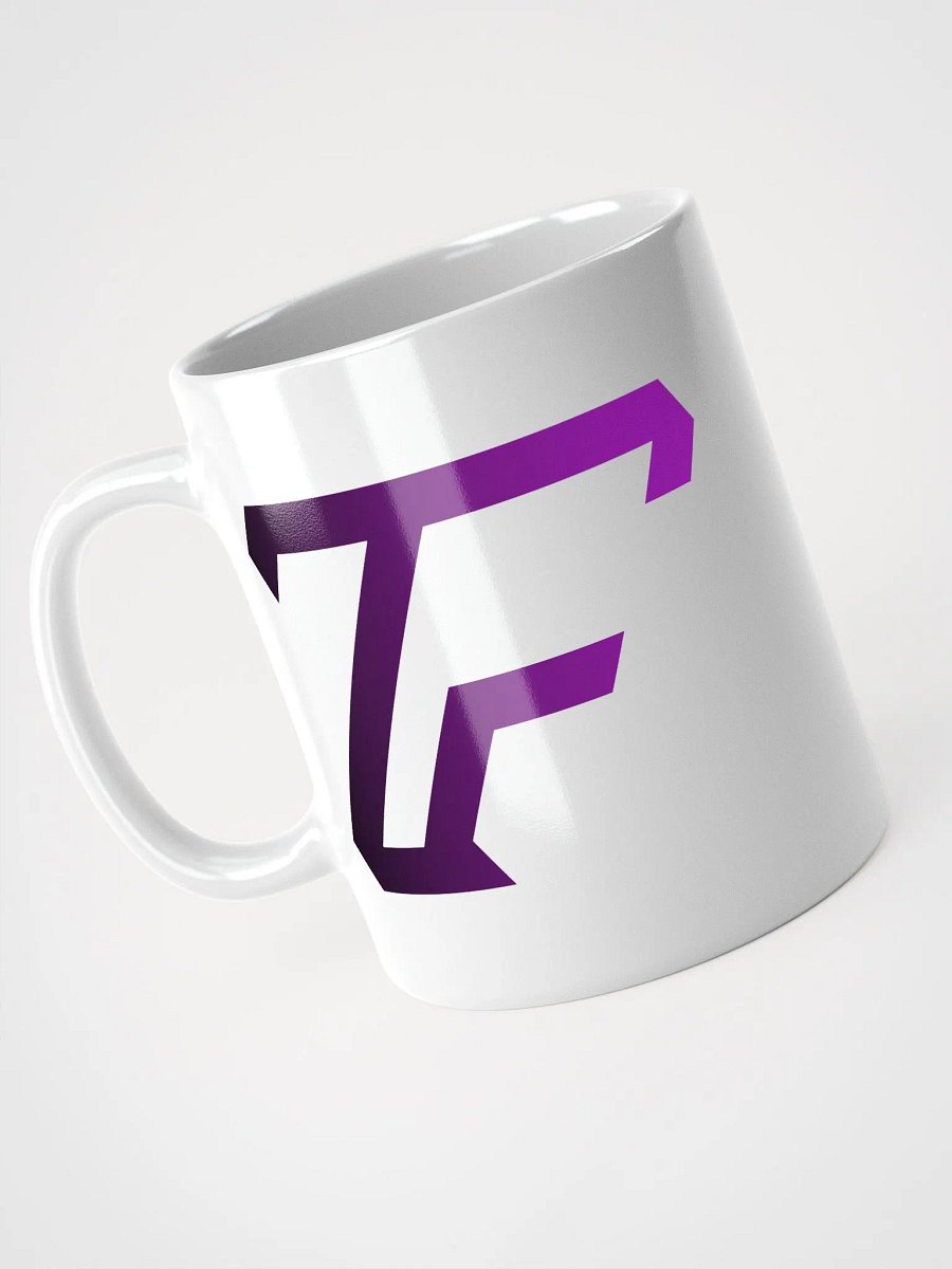 White Glossy TF Logo Mug (3 Sizes) product image (3)