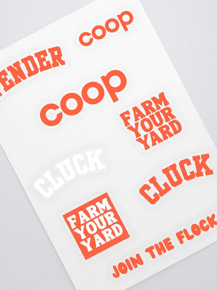CLUCKTALK Stickers - Multi product image (2)
