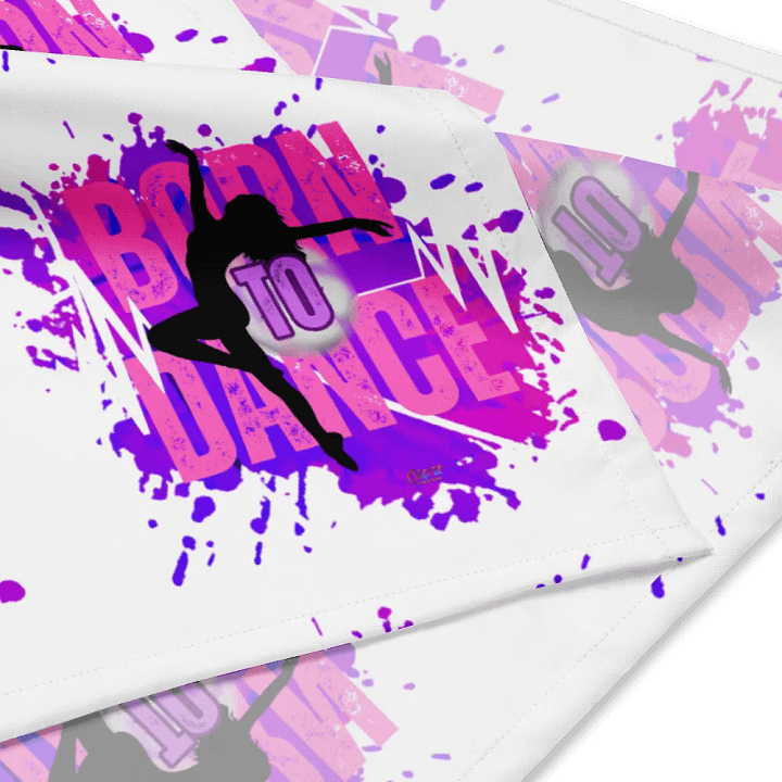 Born to Dance Her Silhouette Patterned Print Bandana product image (2)