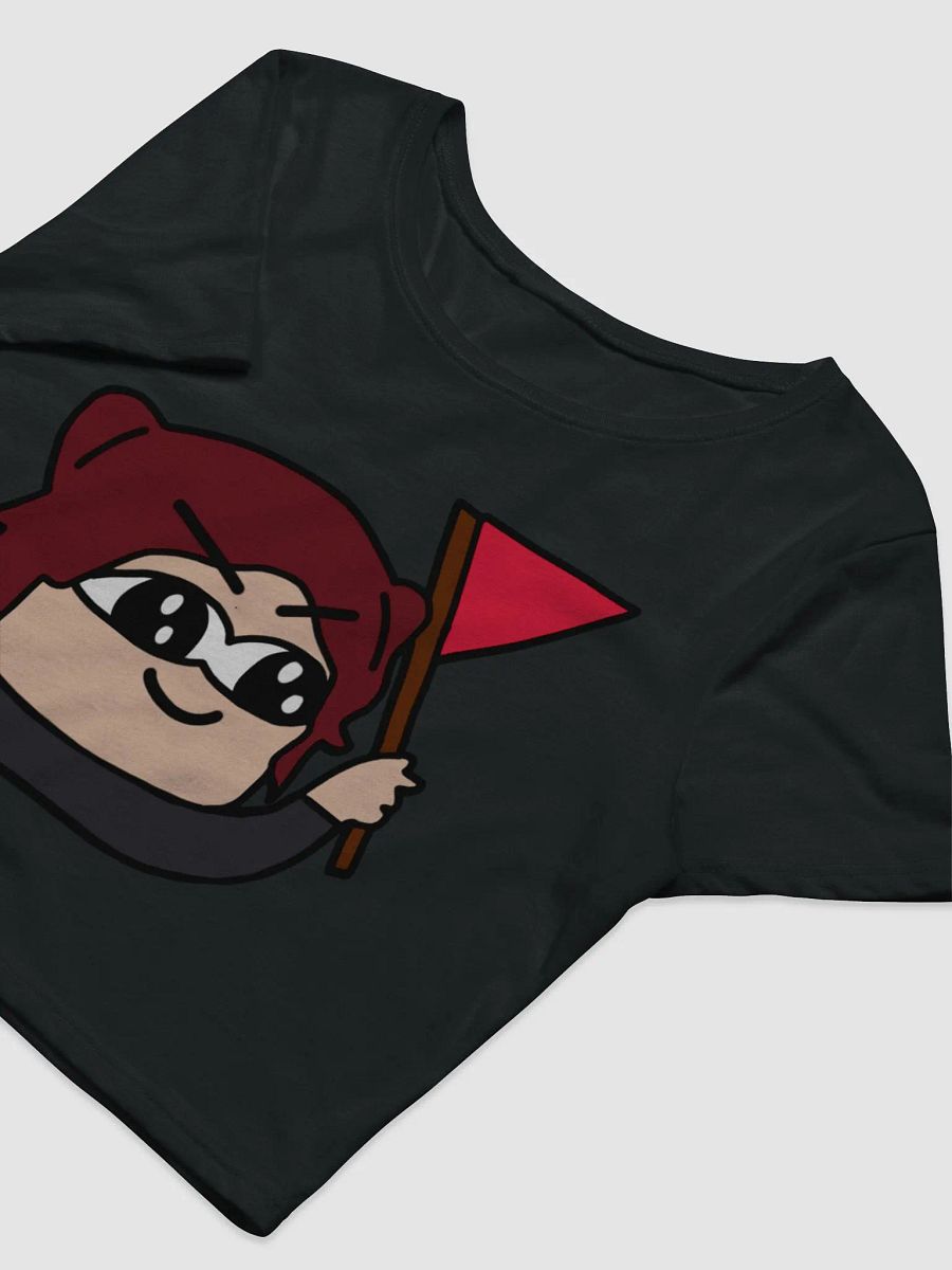 Tina Red Flag Full Crop Top product image (5)