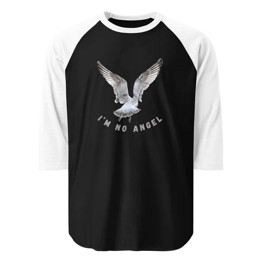 I'm No Angel Seagull Raglan T-shirt product image (1)