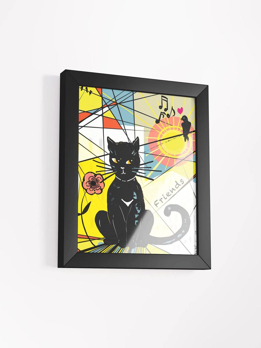 CityCatPaint 'Friends' - Framed Art product image (2)