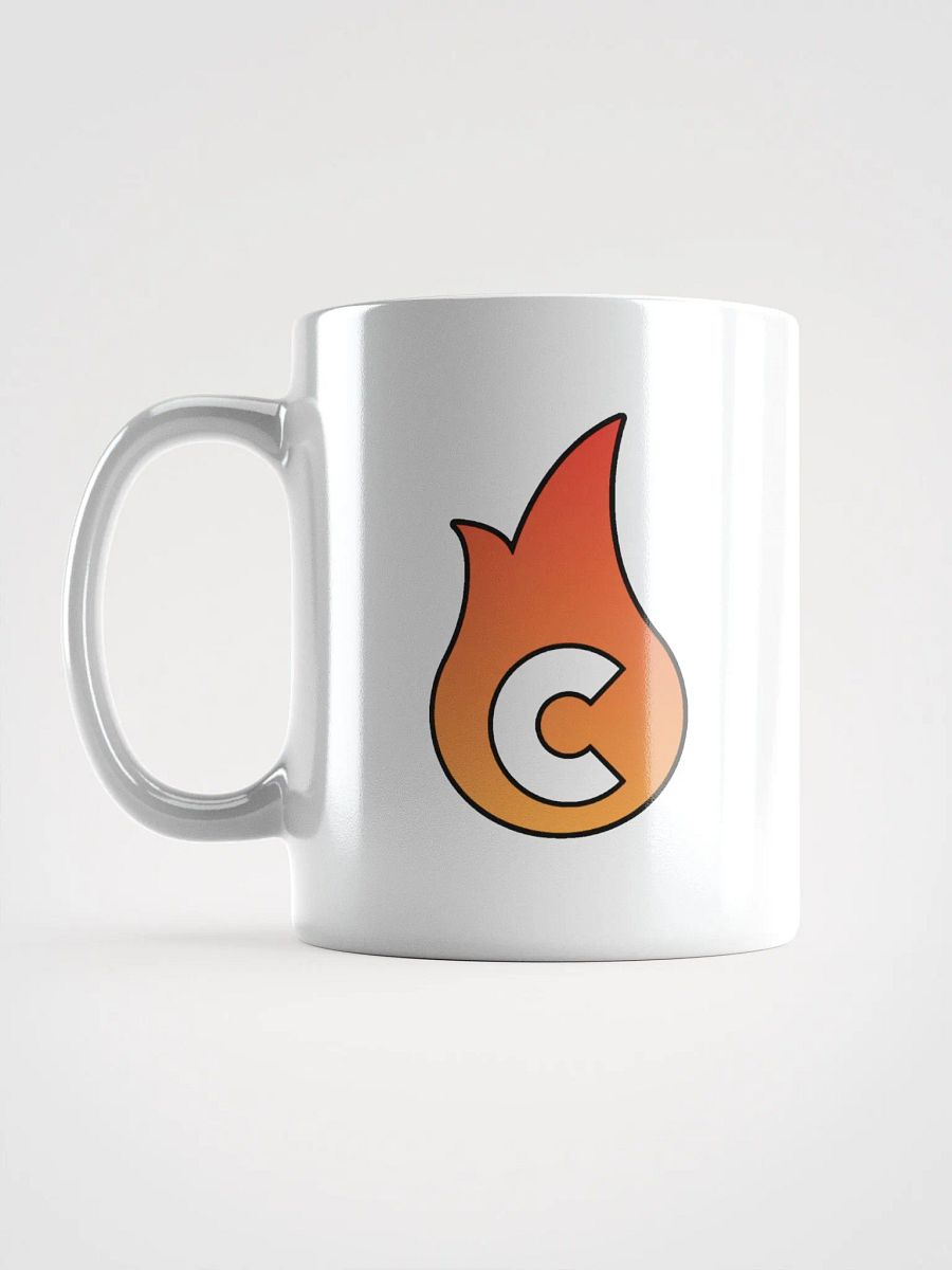 Logo V1 White Glossy Mug product image (6)