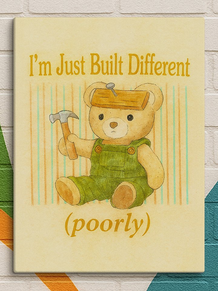 Built Different - Canvas product image (1)