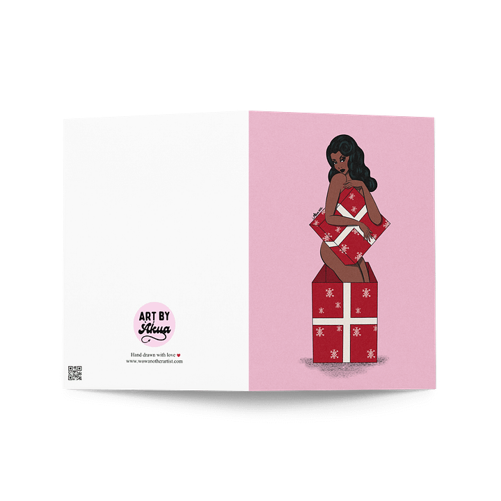 I am the Gift - Cheeky Christmas Card product image (2)