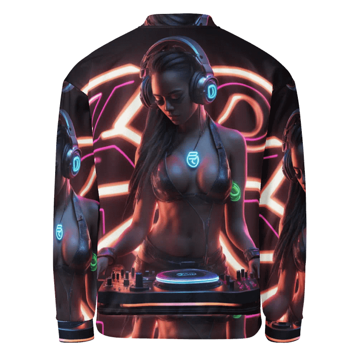 Neon Mixing All-Over Bomber Jacket product image (2)