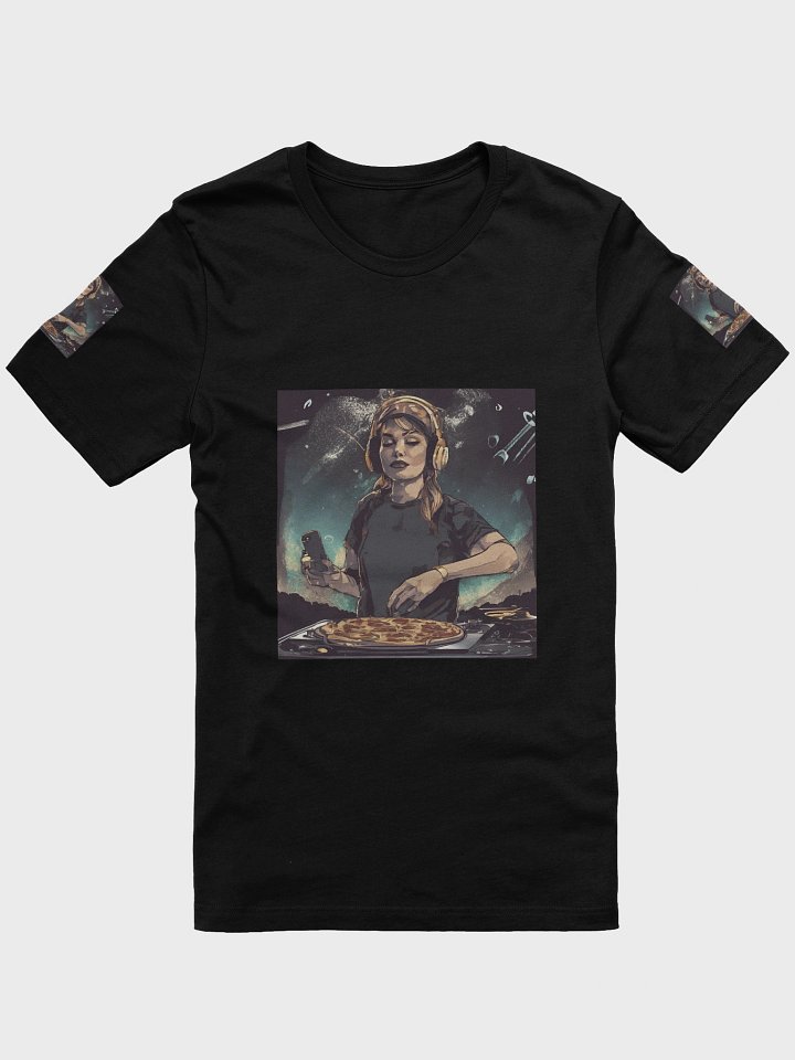 Cosmic DJ Pizza T-Shirt product image (1)