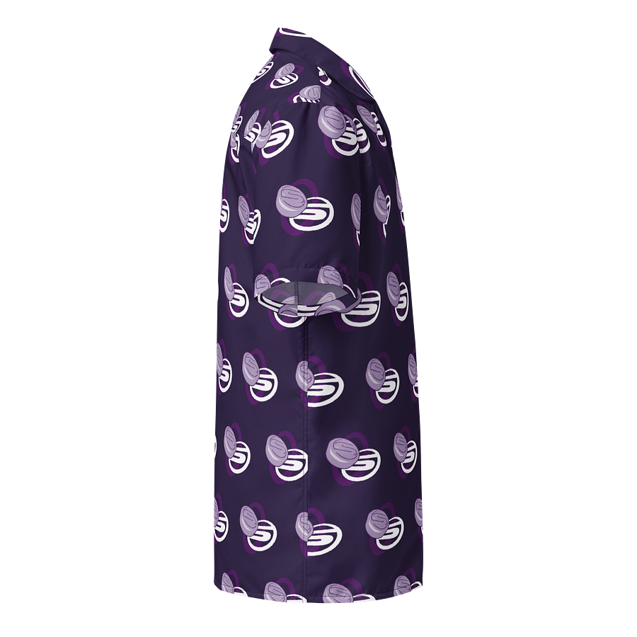 Stimulant Records Hawaiian All Over Print Shirt Purple Logo product image (5)