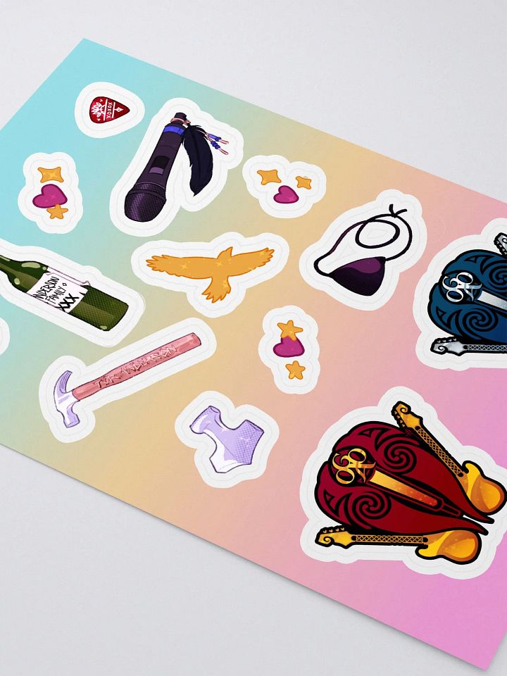 | Vinyl Sticker Sheet | Old Gods of Asgard Mini Objects product image (2)