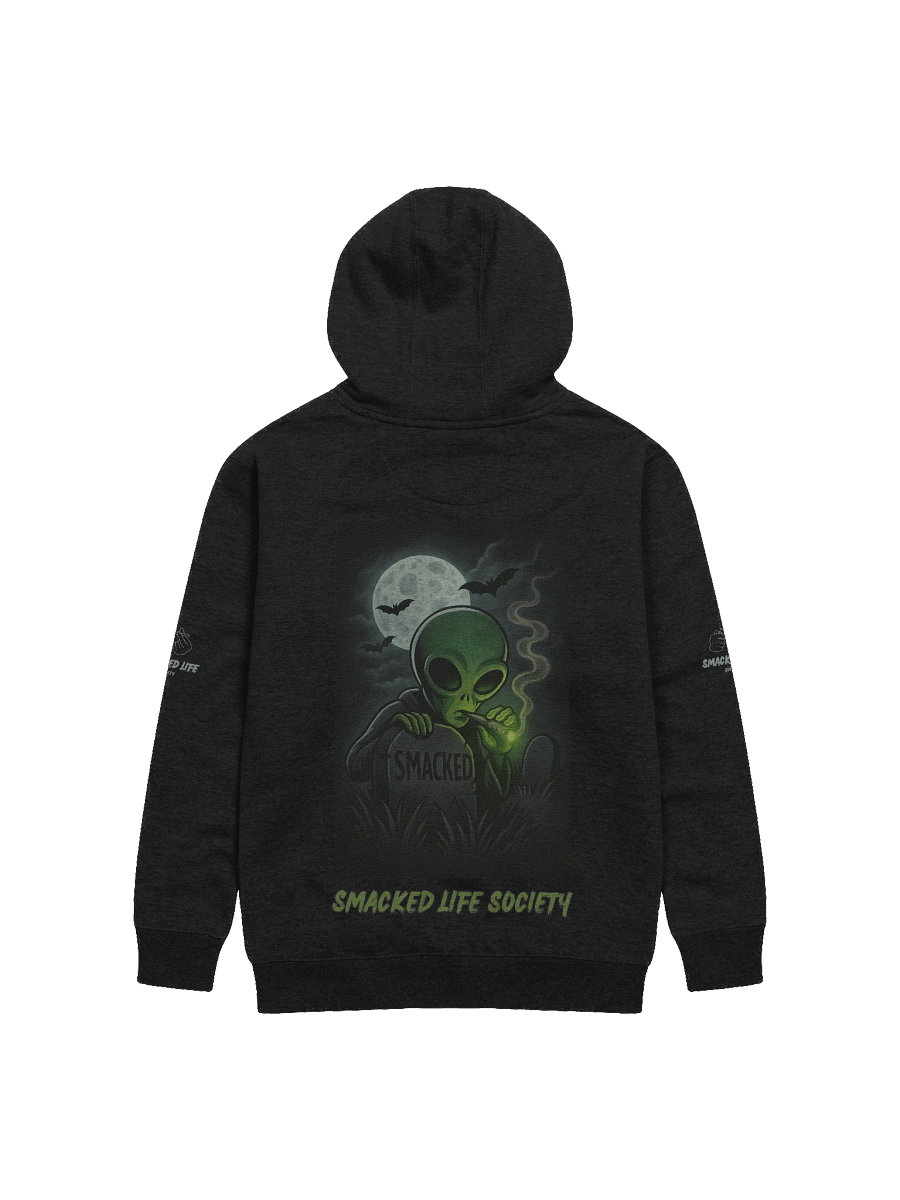 Graveyard Smacked – Alien Glow Unisex Hoodie product image (6)