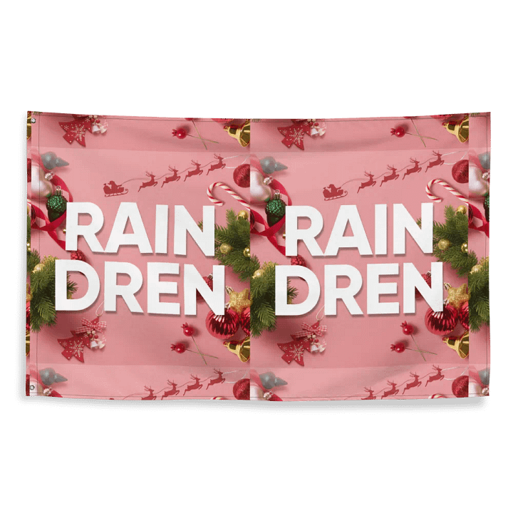 Raindren All-Over Print Flag product image (2)