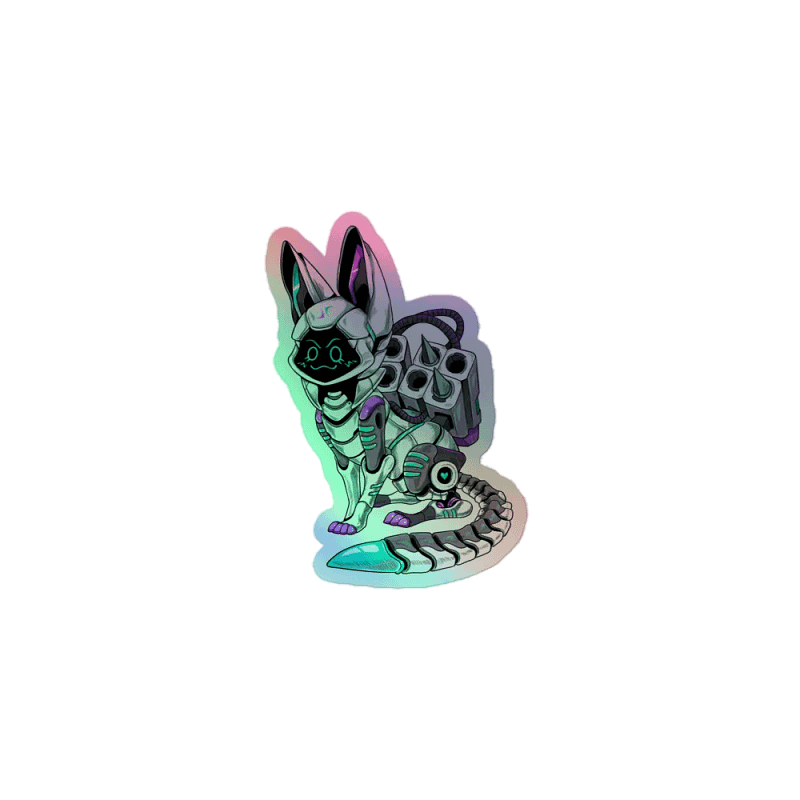 Holographic Nyan sticker