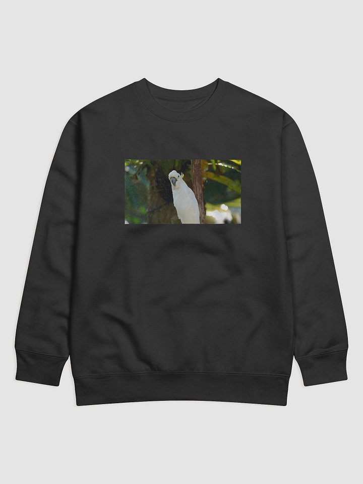 Crested Cockatoo Cotton Sweatshirt product image (1)
