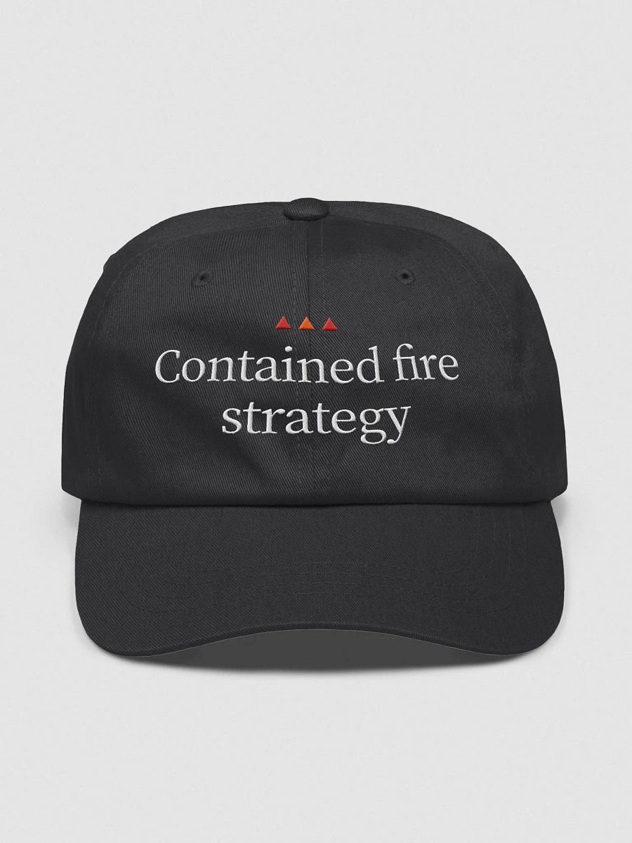 Contained fire hat - black product image (1)
