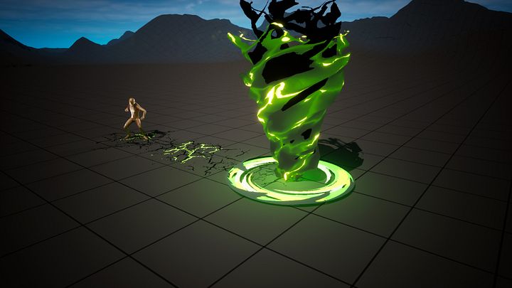 Shooting Tornado in Unreal Engine 5.4 Niagara | Download Files product image (1)