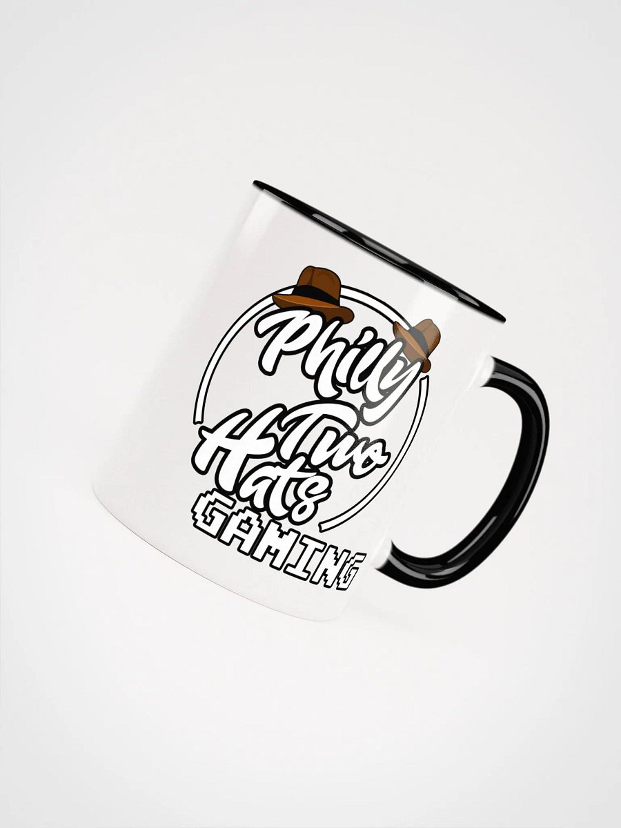 Philly Two Hats Gaming Logo Mug White product image (4)