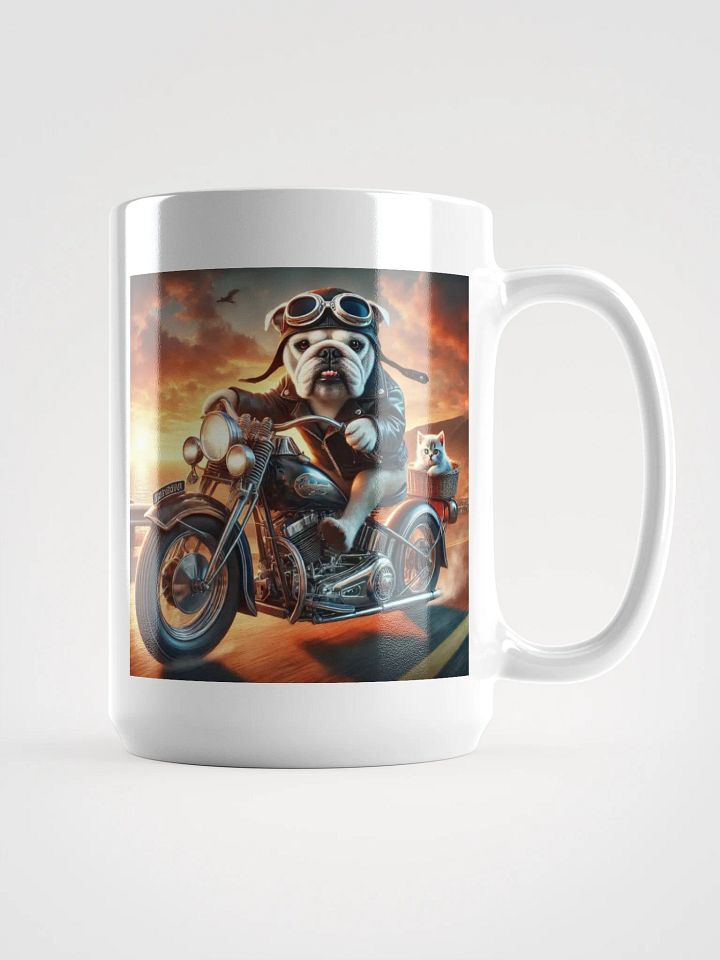 Motorcycle Bulldog Mug product image (1)