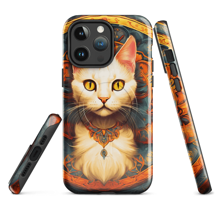 Mandala Cat MagSafe® Tough Case product image (4)