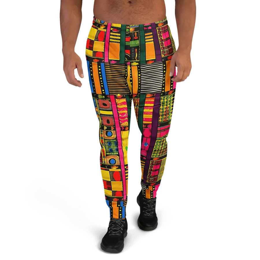 Customizable Ornate African KenteMen's Joggers product image (4)