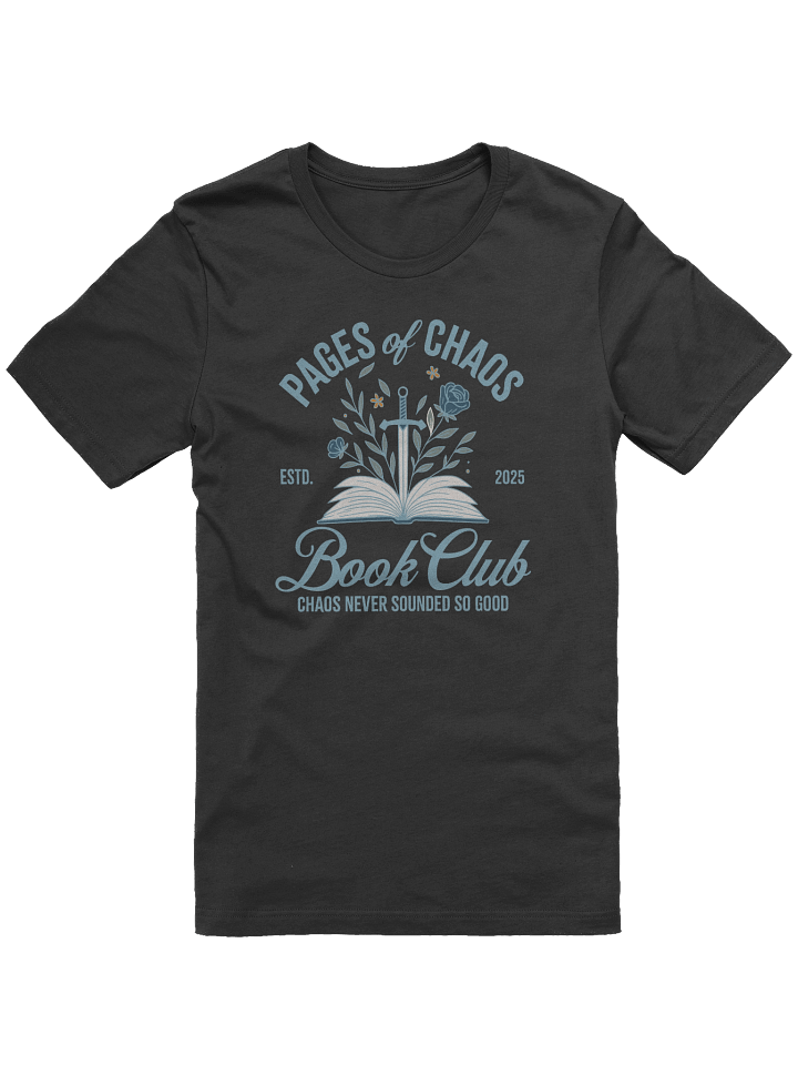 Pages of Chaos Book Club Tee (Dark) product image (3)