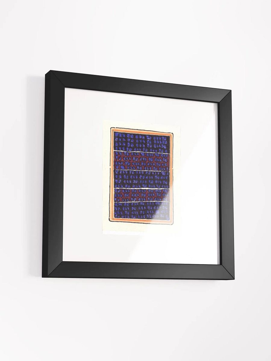 famous last words Panel Card Print Framed product image (1)
