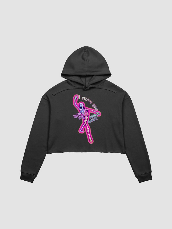 I Curse You Crop Hoodie product image (3)