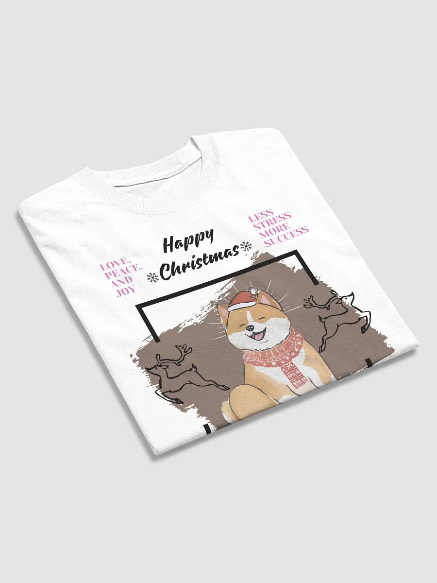 Festive Shiba Inu Santa T-Shirt product image (69)