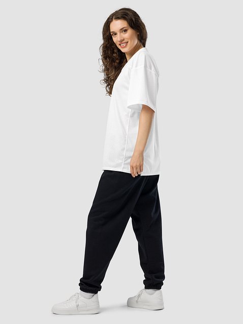 Photo showing All-Over Print American Football Jersey