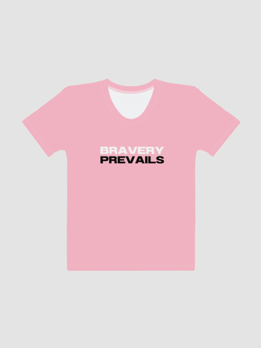 Breast Cancer Awareness: Bravery Prevails T-Shirt - Pink product image (6)
