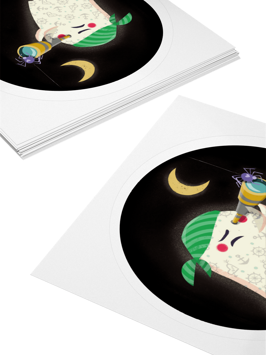 Little Ghost Pirate - Vinyl Sticker product image (4)