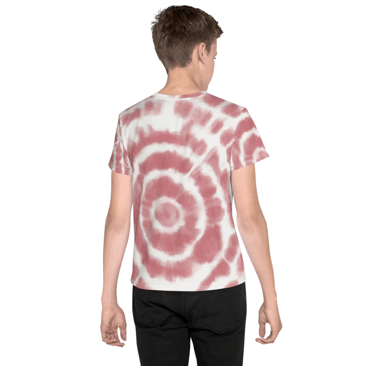 Retro Vibes Youth Tie-Dye T-Shirt product image (2)
