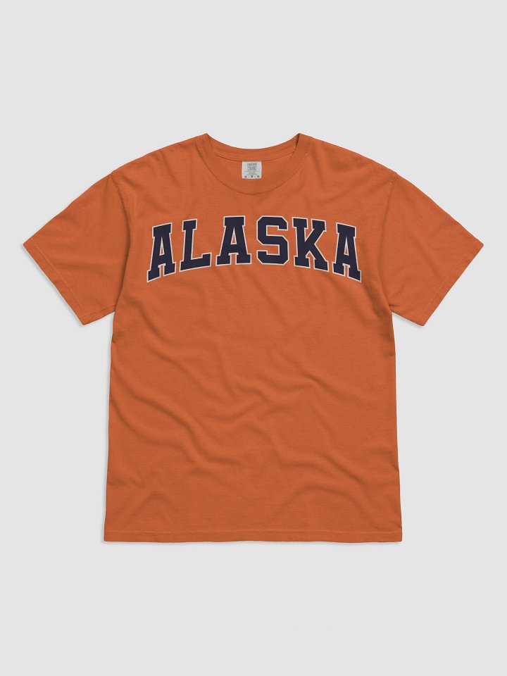 Alaska Vintage Varsity Unisex Garment-Dyed T-shirt product image (92)