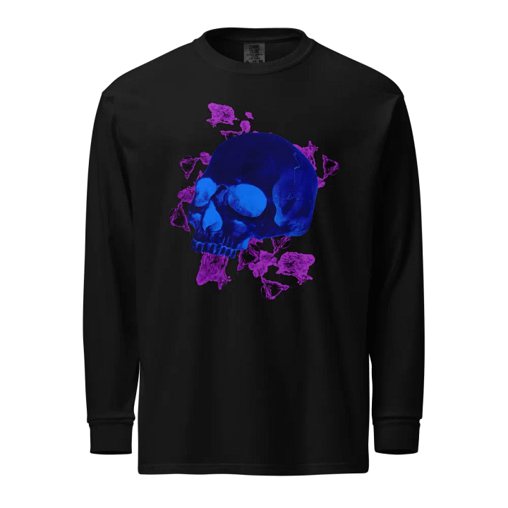 Geometric Skull Art Long Sleeve Shirt product image (1)