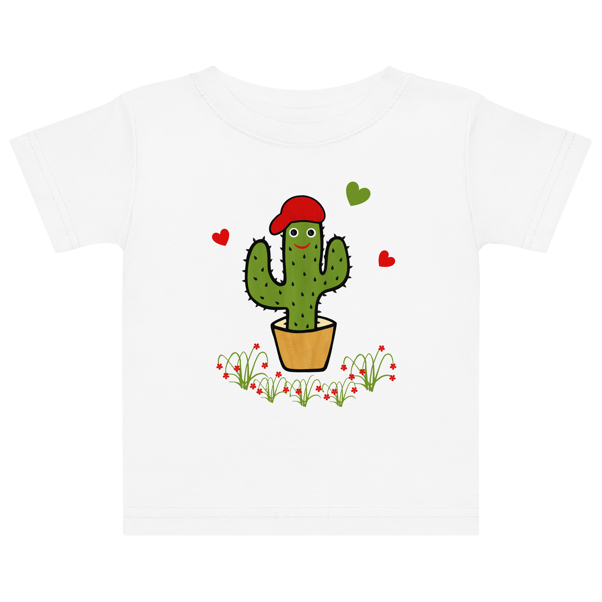 Cheerful Cactus Baby Jersey T-Shirt product image (9)