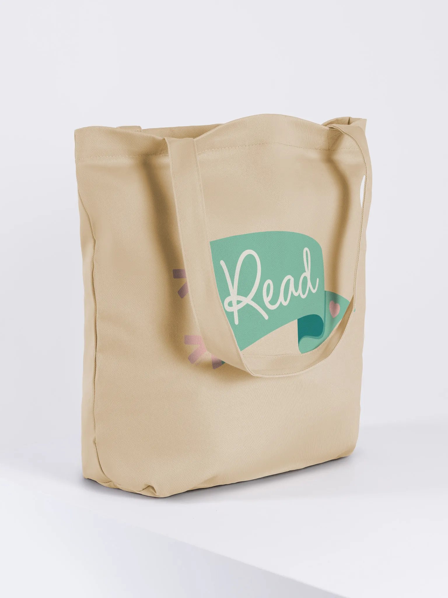Go Team...Read! Mint Pennant Tote product image (3)