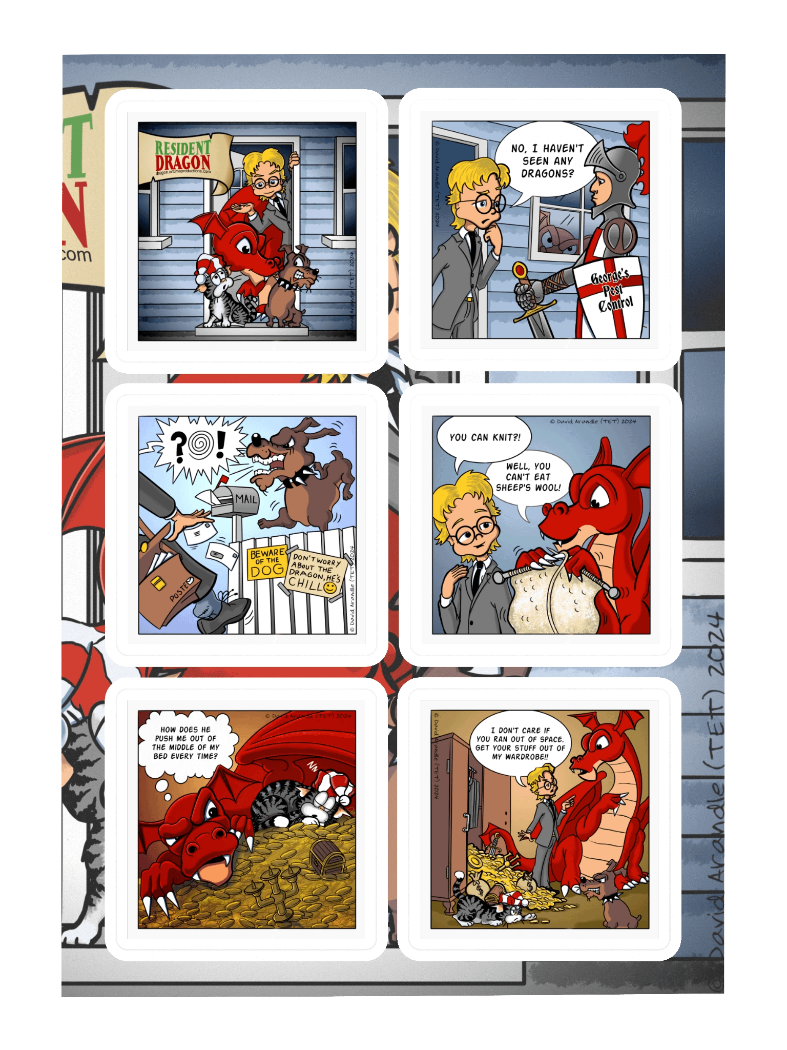 Resident Dragon Sticker Sheet Set 01 product image (3)