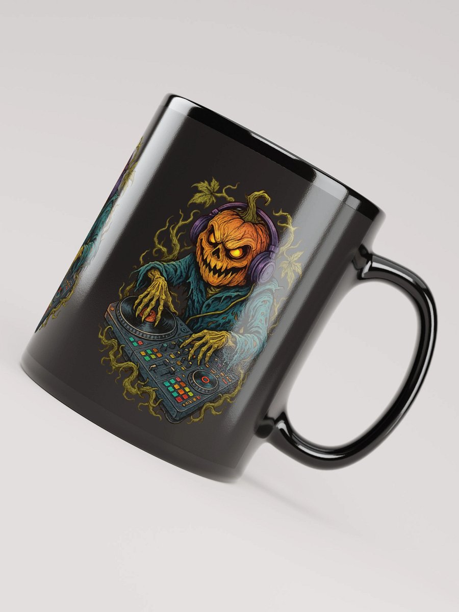 Theatrically Jerry: "DJ Jack-O-Lantern Spins Halloween Beats" Mug product image (4)