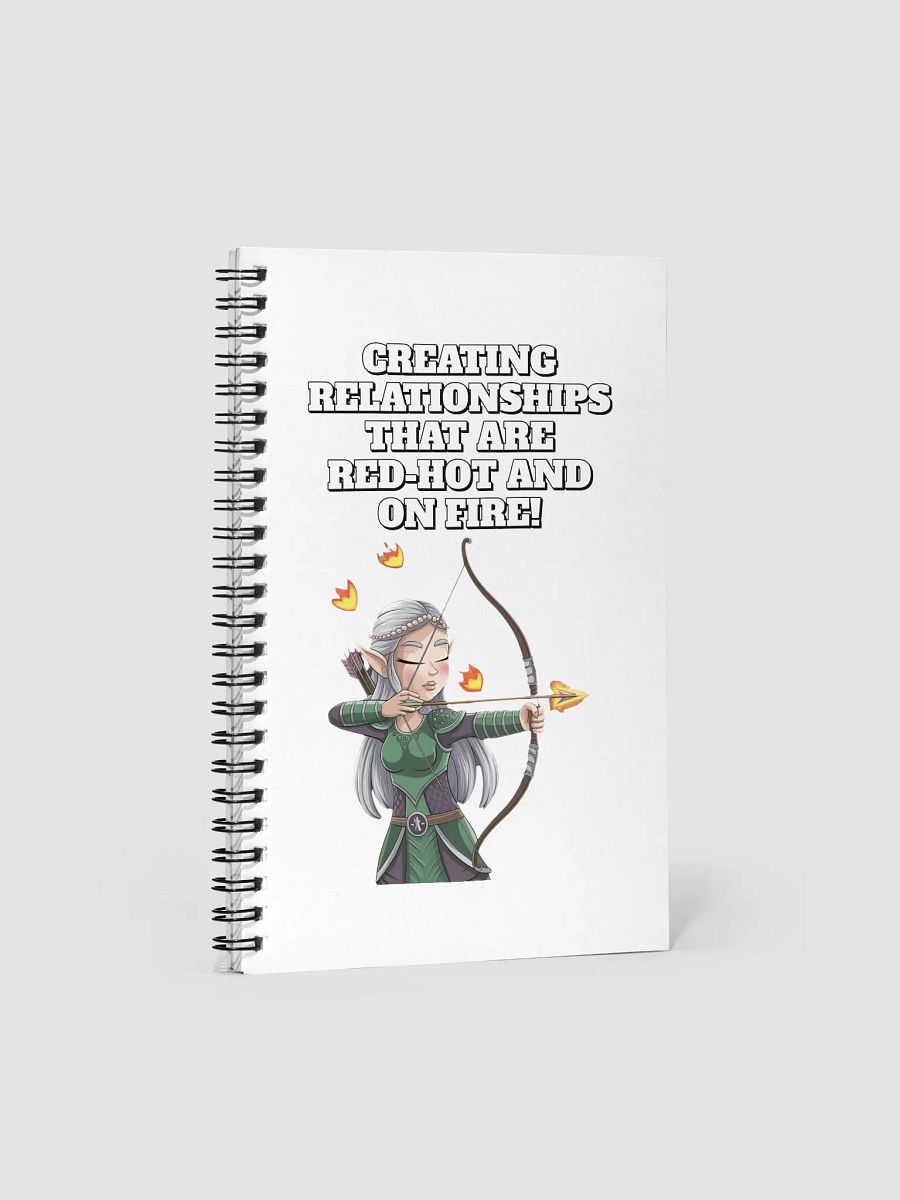Creating Relationships That Are Red-Hot And On Fire! Valentine's Day Spiral Notebook product image (3)