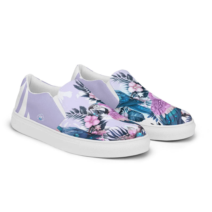 Elysian Birds-Women's Slip-On Canvas Shoes product image (3)