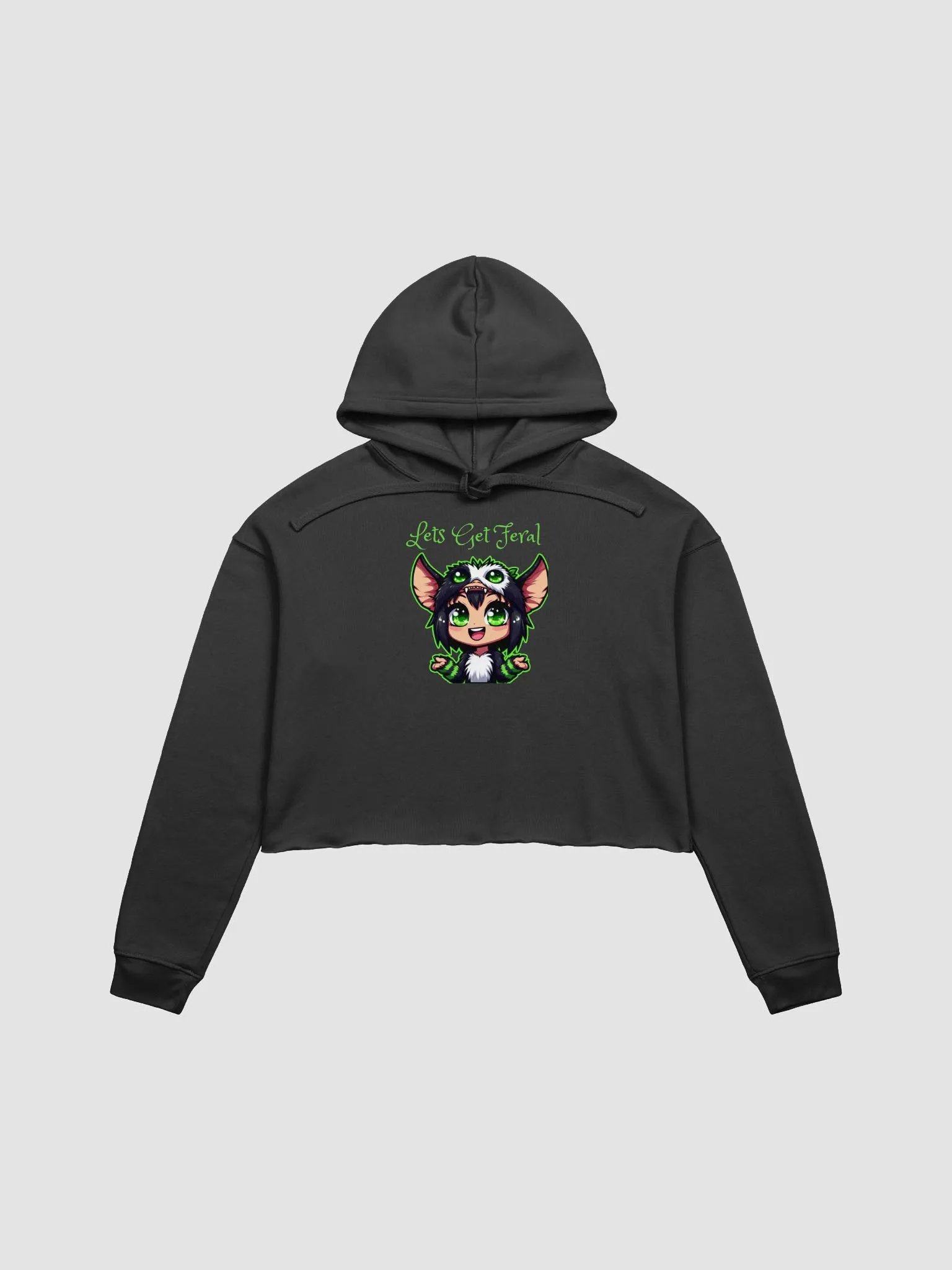 lets get feral cnavas fleece crop hoodie product image (1)