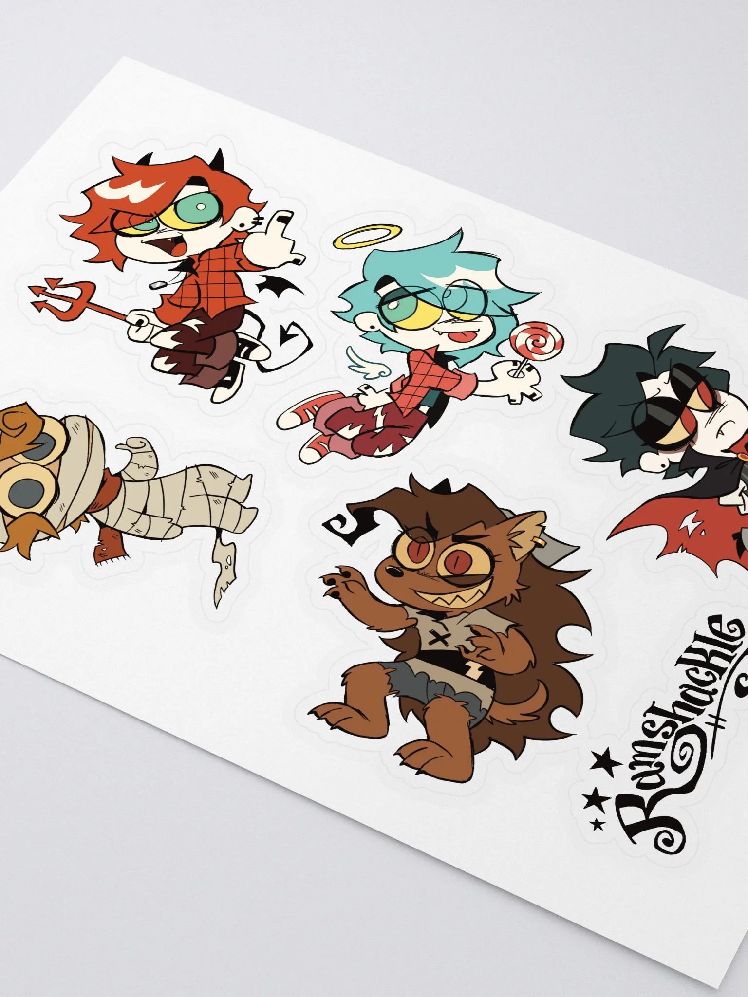 Ramshackle Halloween Sticker Sheet [SEASONAL] product image (2)