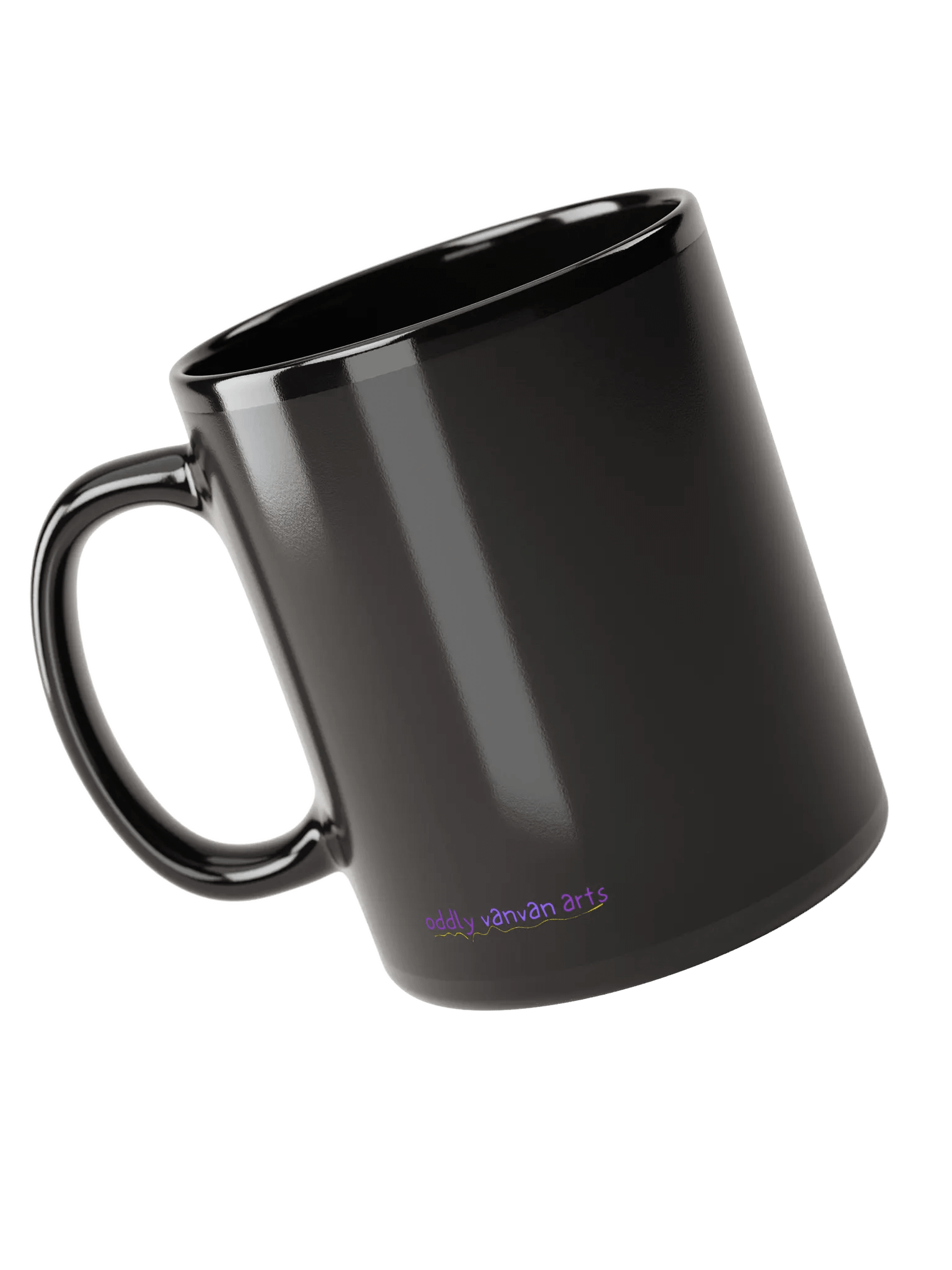 Bruised but Blooming Black Glossy Mug product image (6)