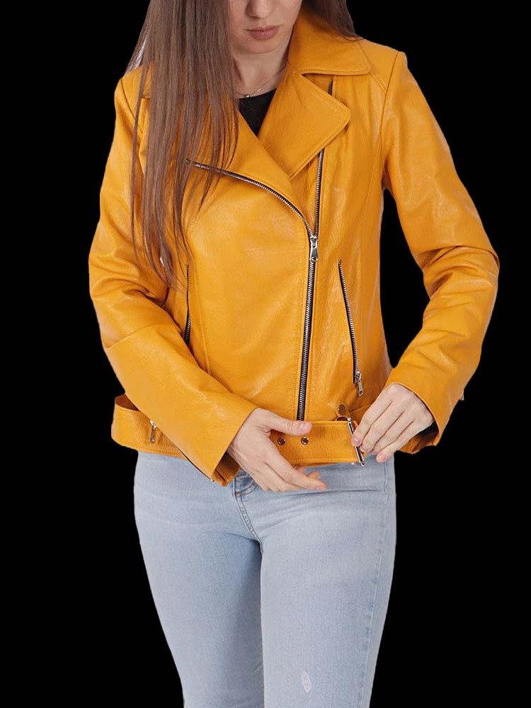 Ladies Yellowjacket Leather Racer product image (1)