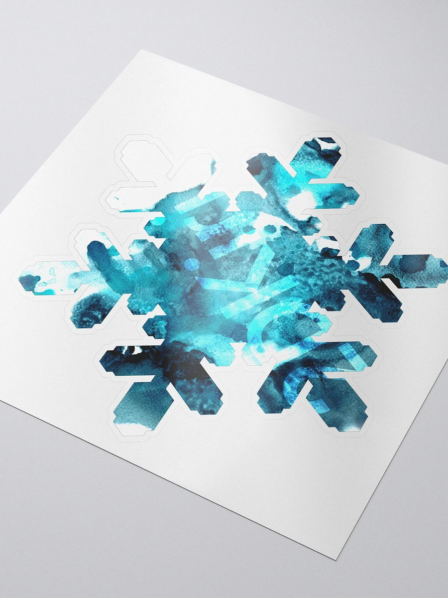 Blue Snowflake Sticker product image (3)