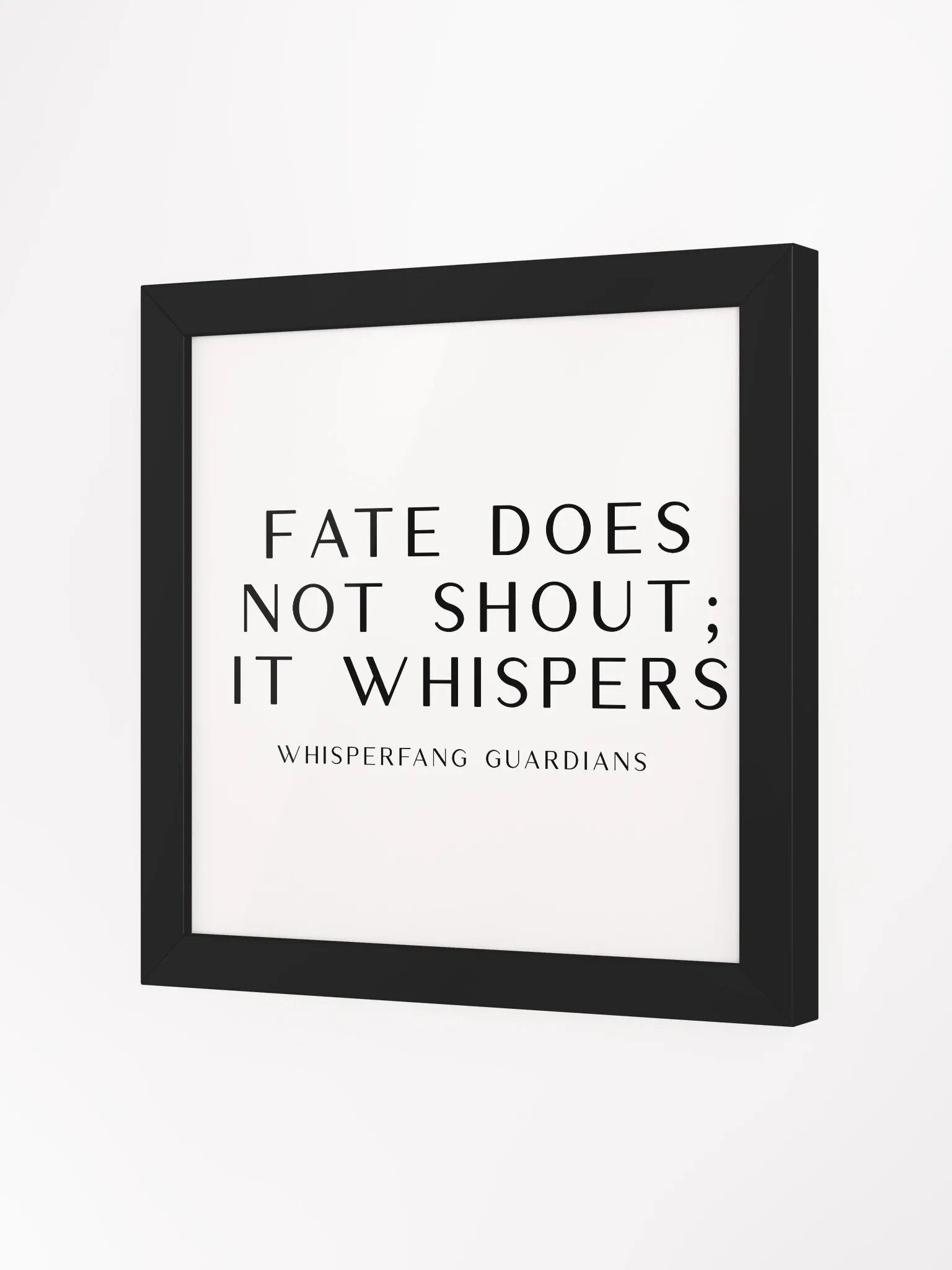 Whispering Fangs Proverb Framed Collection - Fate product image (2)
