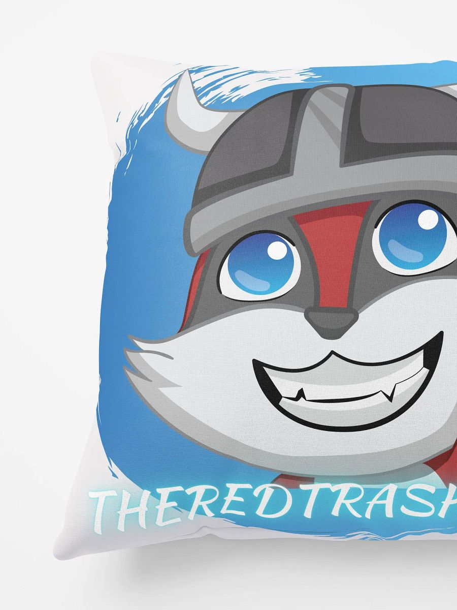 Red Trash Panda Raid Emote Pillow product image (3)