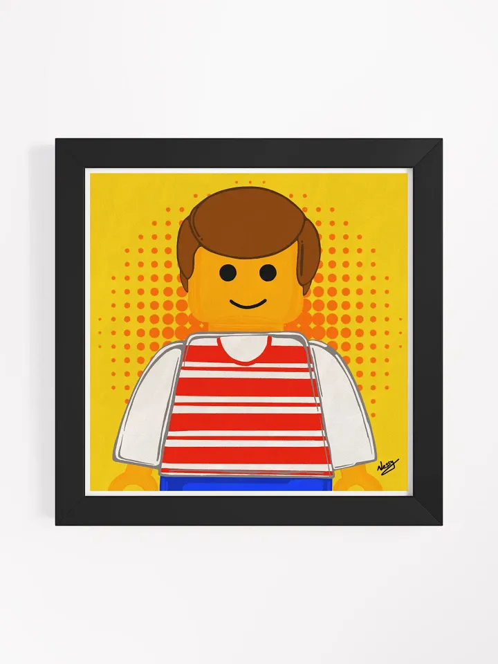 LEGO PEOPLE - Boy (Framed Matte Print) product image (1)