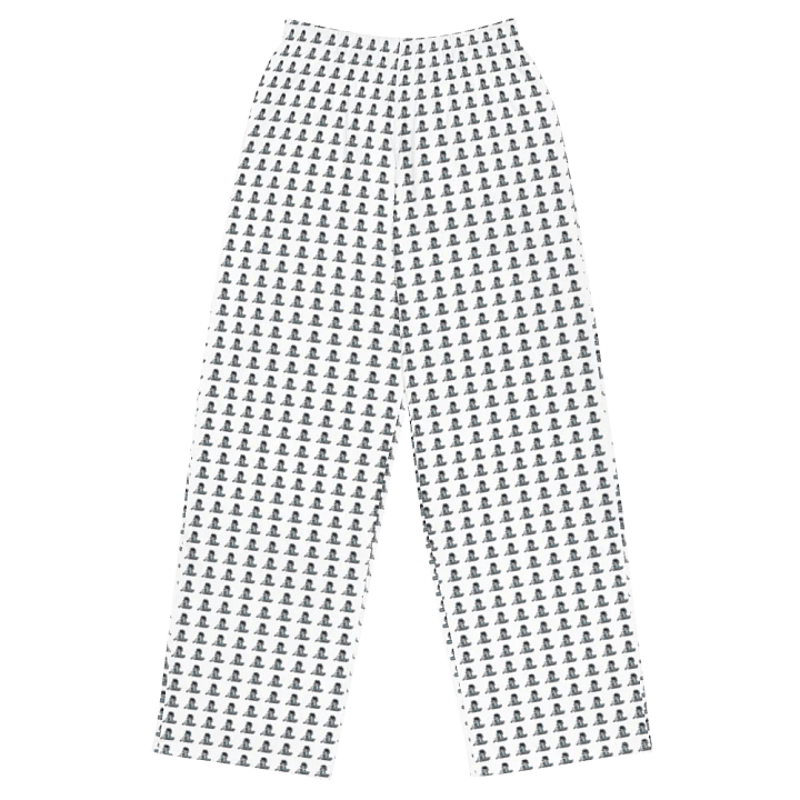 Astro All Over White Unisex Wide-Leg Pants product image (1)