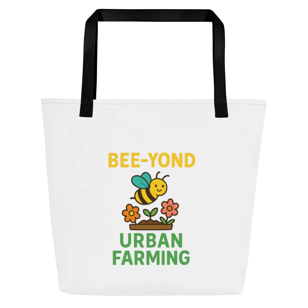 BEE-YOND URBAN FARMING All-Over Print Tote Bag product image (1)