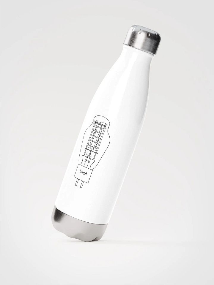 iyagi 300B Tube Stainless Steel Water Bottle (white) product image (1)